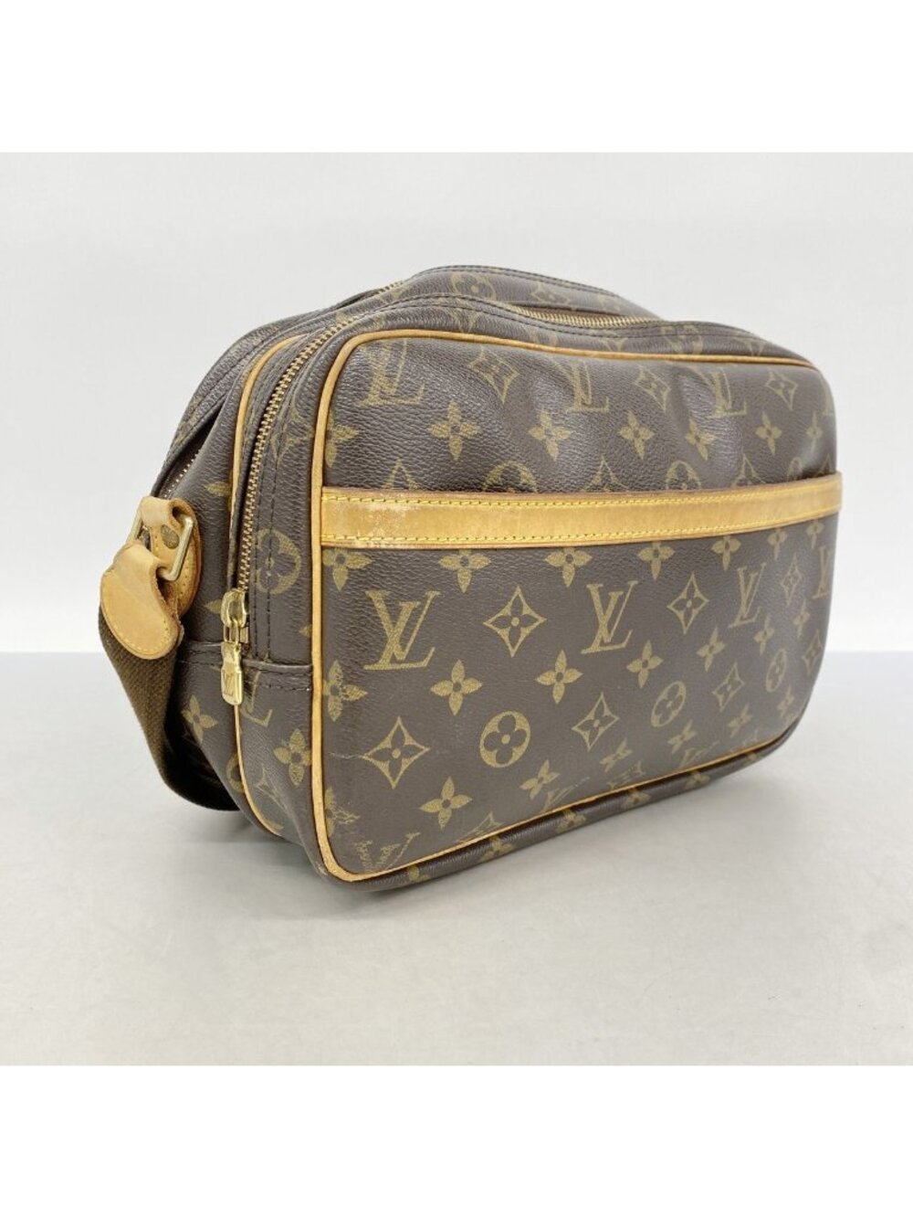 Louis Vuitton Shoulder Bag Monogram Reporter PM Brown - Picture 2 of 10